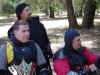 Cash, Robert, and Angus watching sparing.jpg (155463 bytes)